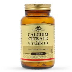 Solgar Calcium Citrate with Vitamin D3 60 Tablets