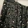 Opus green and black leopard print cropped trousers Image 8