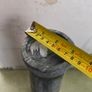 Marble column gold and dark gray candle holder. Image 3