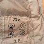 Zara Down Coat size Large would fit size 12-14 Image 9