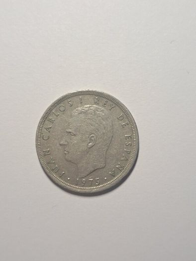 Spain 5 pesetas coin