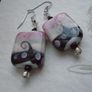 Drop earrings,Handmade earrings.New,Gift.Lampwork glass beads Image 2