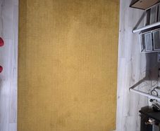 Mustard yellow rug - 150cm x 190cm