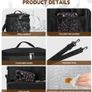 10L Insulated Lunch Bag, Large Leakproof Thermal Lunch Box Bag for Men/Women/Adults Cool Bag with Adjustable Shoulder for Work Beach Picnic Camping (Black) Image 5