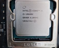 Intel i5-10600k CPU with Motherboard