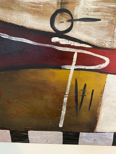 Contemporary painting on canvas