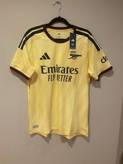 Arsenal adidas 26/27 Authentic Third Shirt Large Calafiori 33