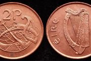 [#2137] - Ireland 1990 | 2 Pence | Irish 2p | KM.21a | BU