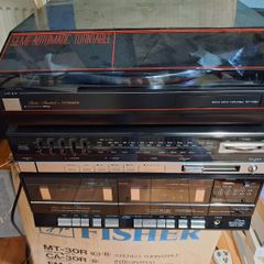fisher sanyo turntable radio studio standard tac m20
