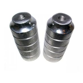 Oversize Aluminium BMX Stunt Grind Pegs For 14mm Axles - Black