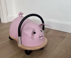 Original Wheely Bug wooden pig (larger size age 3+)