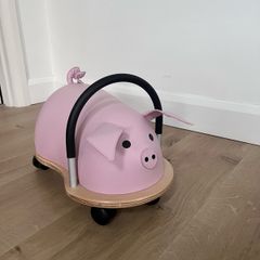 Original Wheely Bug wooden pig (larger size age 3+)