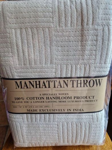 Cream Cotton Throws