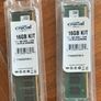 Crucial 16GB Ram Kit 2 x 8GB DDR 4 2133 MHZ UDimm Desktop Ram Image 2