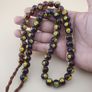 Vintage Venetian African Style Face Glass Beads Necklace 20 inches long Image 9