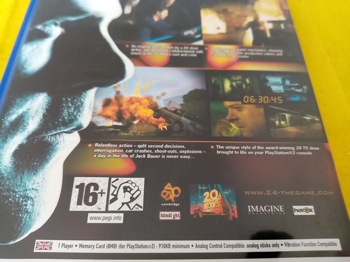 24 The Game PlayStation 2 Ps2 Games Original