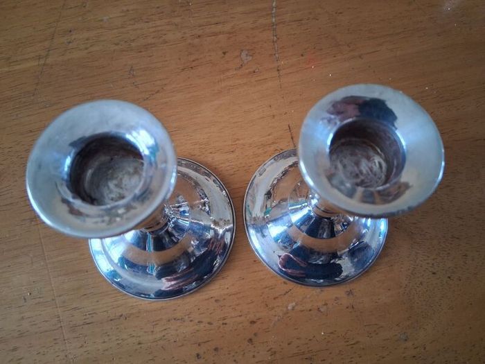 Sterling Silver pair Candlesticks