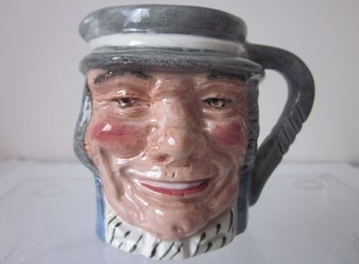 Artone  Miniature Hand Painted  Creamer/Toby Jug, Dan'L Whiddon