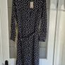 BNWT Paul Costelloe Navy Dress size 12 Image 3
