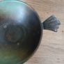 Swedish Patinated Bronze Plate Bowl by Ystad Brons Image 5