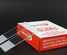 50x Microscope slides single end frosted on one side