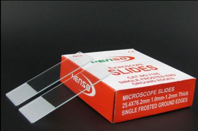 50x Microscope slides single end frosted on one side