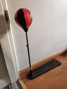 punching ball  with gloves