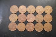 15 Irish coins x One Penny (1967) Nice condition