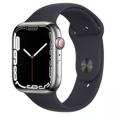 Apple Watch Series 7 Cellular 41mm Silver Stainless Steel with Band - Grade A with Box and Charger