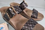 Summer shoes Real leather Fantasy Sandals mules S5002 Artemis Antracite Softy RRP 65 euro new &amp; boxed size left UK 7