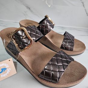 Summer shoes Real leather Fantasy Sandals mules S5002 Artemis Antracite Softy RRP 65 euro new & boxed size left UK 7