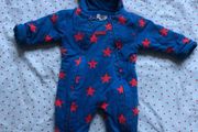 Baby cosy pram suit.