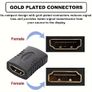 HD Adapter Female to Female, HDTV Connector Coupler Extender, Supports 3D 4K 1080P, for TV, Roku, Fire Stick, Chromecast, Switch, PS5, PS Image 2