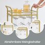 Serving trolley, trolley with 3 levels, with castors Image 5
