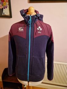 IRFU Rugby Training Full Zip Hoody - Small size