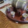 Mullingar pewter cask and 6 shot glasses Image 2