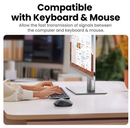 USB Bluetooth Adapter Bluetooth Dongle 5.4 Adapter for PC Bluetooth Receiver & Transmitter for Bluetooth Keyboard/Mouse