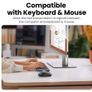 USB Bluetooth Adapter Bluetooth Dongle 5.4 Adapter for PC Bluetooth Receiver & Transmitter for Bluetooth Keyboard/Mouse Image 3