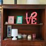 Large Wooden Display Cabinet / Wall Unit with Glass Doors & Drinks Cabinet Image 3