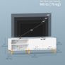 New Snow White TV Stand Cabinet Display (160cm)  FREE P&P Image 3