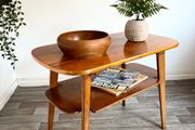 Vintage Retro Mid Century Walnut Side Table
