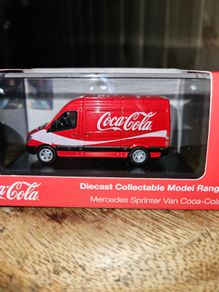 Oxford Diecast Coca-Cola Mercedes Sprinter Van 1.76 Scale