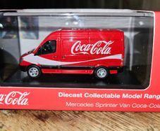 Oxford Diecast Coca-Cola Mercedes Sprinter Van 1.76 Scale