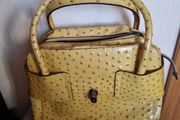 Franchesco Biasia Italian Real Ostrich Leather bag