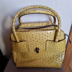Franchesco Biasia Italian Real Ostrich Leather bag