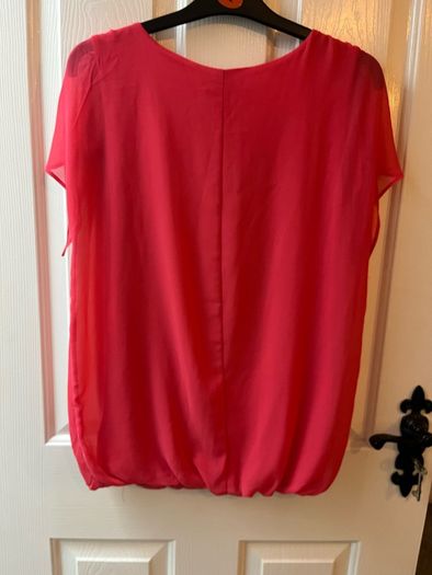 New Soya Concept Lined Pink Top - Size S / Size 10