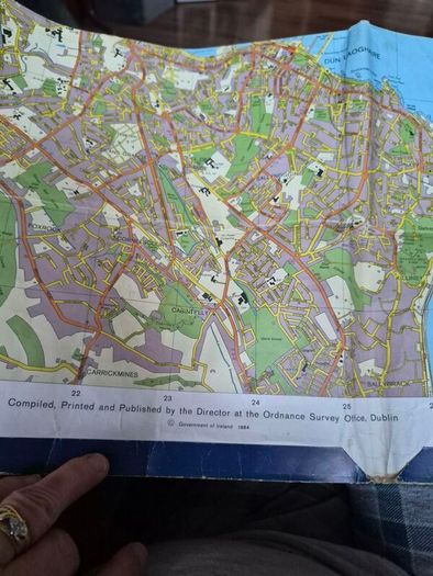 Antique Map of Dublin