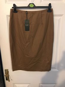 hobbs London 80% wool midi skirt