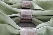 Silver plated Brass napkin rings, 4 pcs set