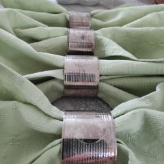 Silver plated Brass napkin rings, 4 pcs set